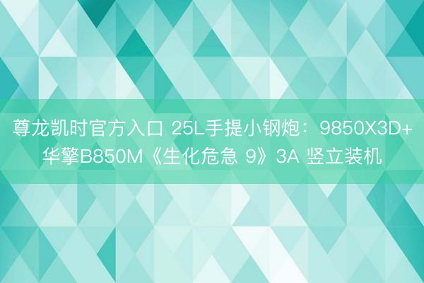 尊龙凯时官方入口 25L手提小钢炮：9850X3D+华擎B850M《生化危急 9》3A 竖立装机