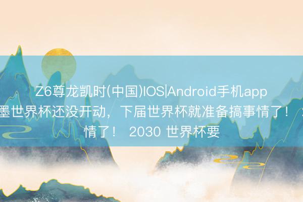 Z6尊龙凯时(中国)IOS|Android手机app下载 好意思加墨世界杯还没开动，下届世界杯就准备搞事情了！ 2030 世界杯要