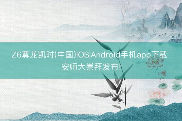 Z6尊龙凯时(中国)IOS|Android手机app下载 安师大崇拜发布!