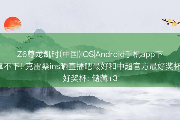 Z6尊龙凯时(中国)IOS|Android手机app下载 俩手拿不下! 克雷桑ins晒直播吧最好和中超官方最好奖杯: 储藏+3