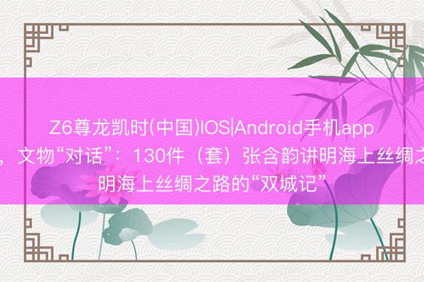 Z6尊龙凯时(中国)IOS|Android手机app下载 粤沪联袂，文物“对话”：130件（套）张含韵讲明海上丝绸之路的“双城记”